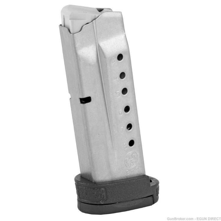 Smith & Wesson Shield 9mm Magazine 8 Rounds - Silver-img-0