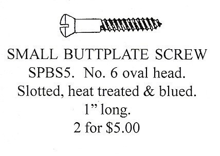 Small Oval Butt Plate Screw Set-img-0