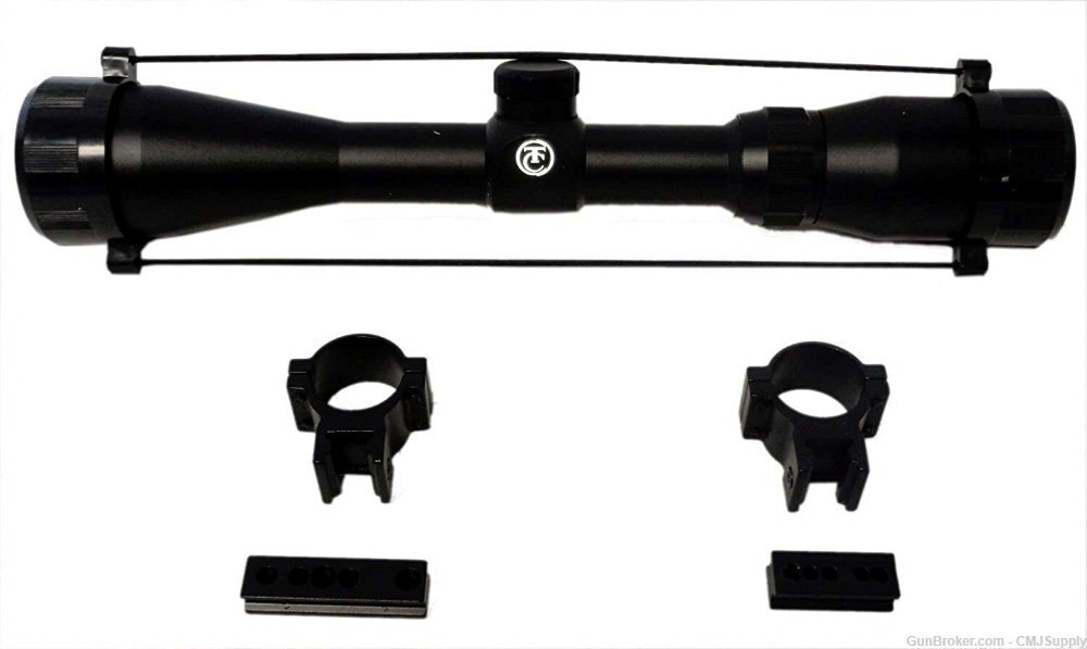 Thompson Center 3-9x40 Muzzleloader Scope Package with Gorilla Rings & Base-img-5
