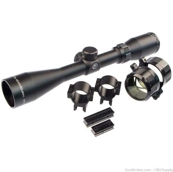 Thompson Center 3-9x40 Muzzleloader Scope Package with Gorilla Rings & Base-img-1