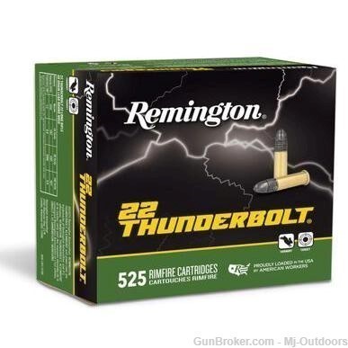 Remington 22 Thunderbolt Rimfire Ammunition .22 LR 40 gr. 1255 fps 1050rds-img-1