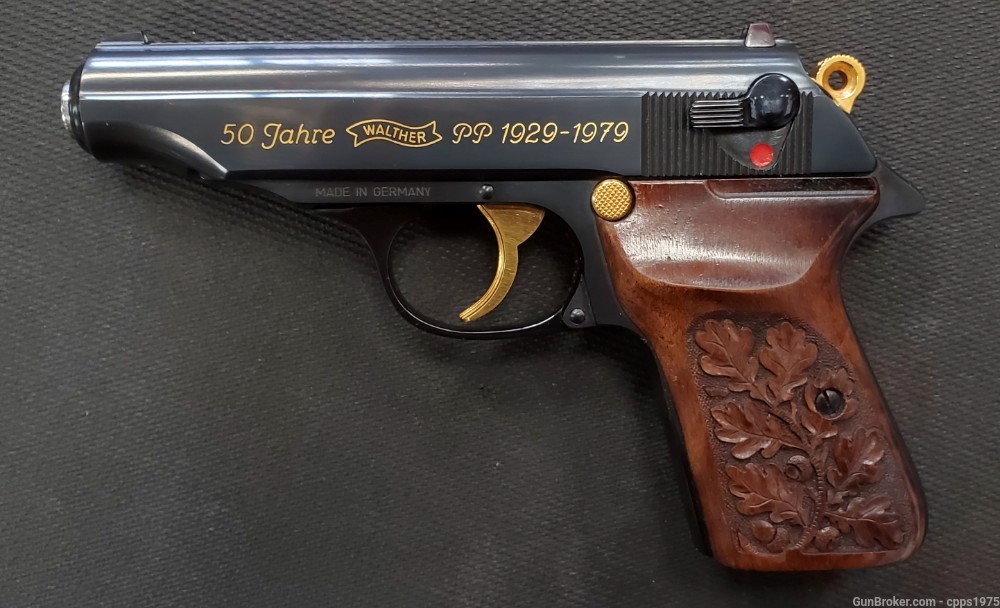 Walther PP 50th Anniversary #391 RARE 380/9mm Kurz NIB 1929-1979.-img-3