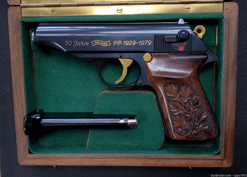 Walther PP 50th Anniversary #391 RARE 380/9mm Kurz NIB 1929-1979.-img-2