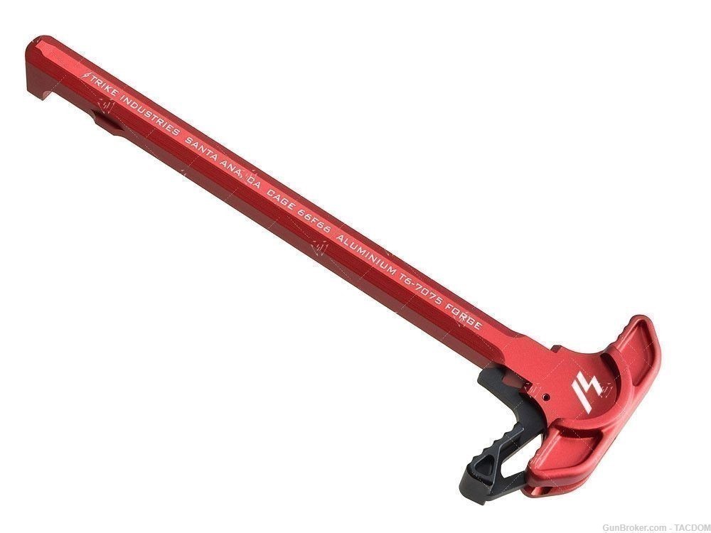 Strike Industries AR15 Extended Latch Charging Handle in STRIKE ANODZ RED-img-1