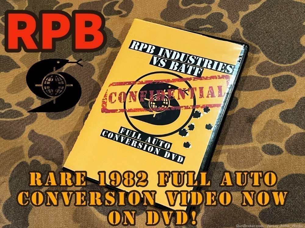 NEW! RPB vs ATF 1982 FULL AUTO Conversion DVD AR15 AR7 MINI-14 & MORE!-img-0