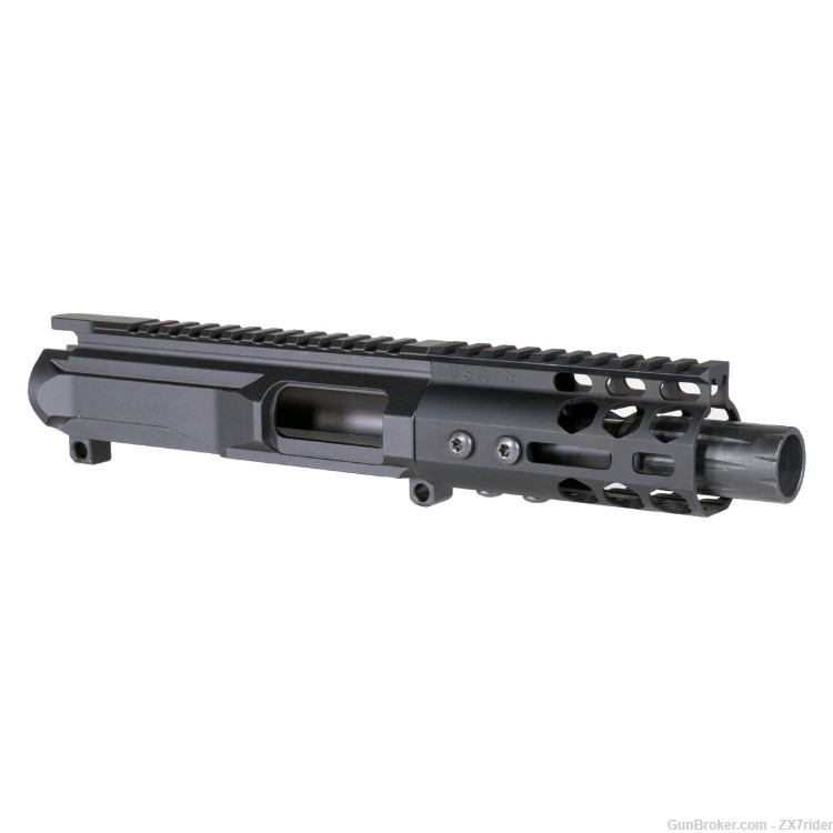 AR-15 9MM 4" Billet Pistol Upper Receiver with BCG AR-9 Unassembled-img-1