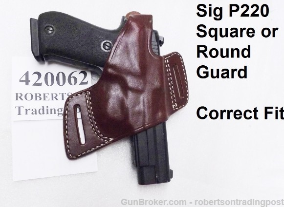 Triple K Leather Holster Sig P220 229 Glock S&W 59-img-9
