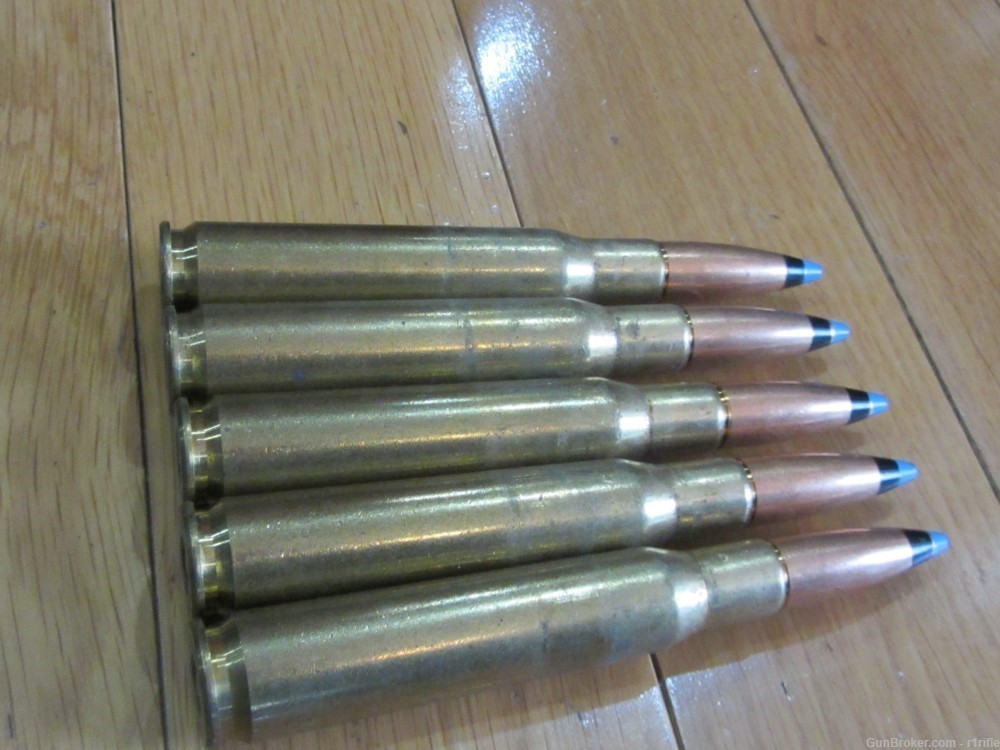 (5) Israeli .50 BMG Black & Blue Tip! The Real Deal! Action Packed!-img-2