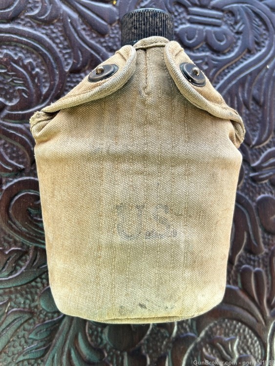 WW2 CANTEEN WITH COVER AND CUP-img-1