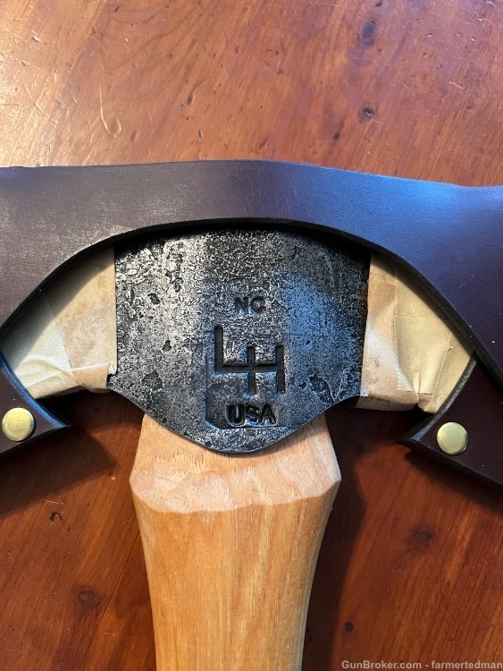 Hoffman Blacksmithing 19" Saddle Axe w/ Hickory Handle-img-1