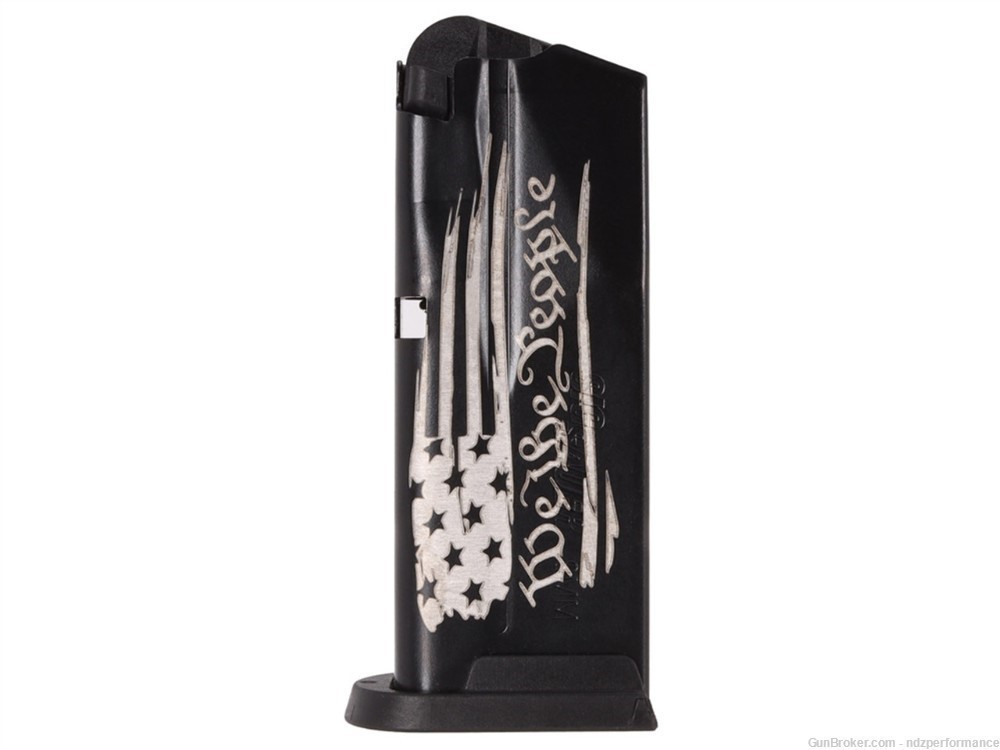 Sig Sauer P365 10 Round Magazine With Laser Engraved We The People US Flag-img-2