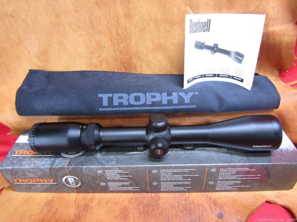 Bushnell Trophy 4-12x40 Rifle Scope New in Box 754120-img-0