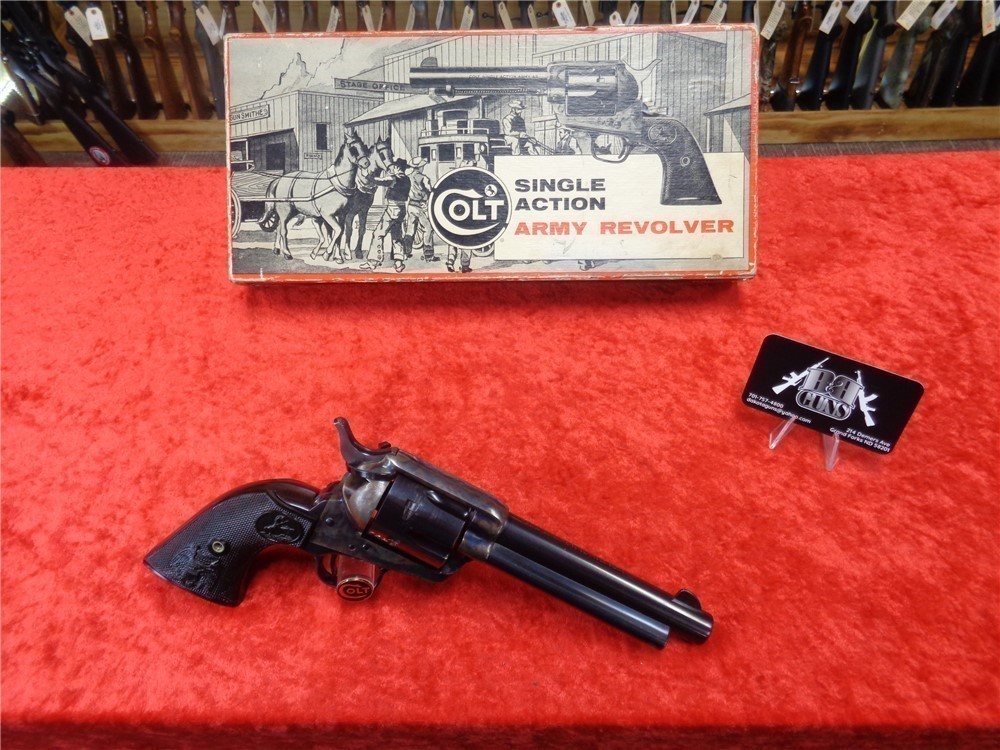 1973 COLT SAA 357 Magnum 2nd Generation Mag Gen Stagecoach Box WE TRADE BUY-img-0