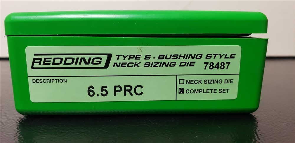 6.5 PRC, Redding Type S Bushing neck sizing/reloading die-img-0