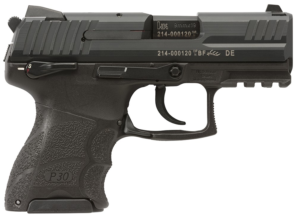 HK P30SK Subcompact V1 Light LEM MA Compliant 9mm Luger Pistol 3.27 Black 8-img-0