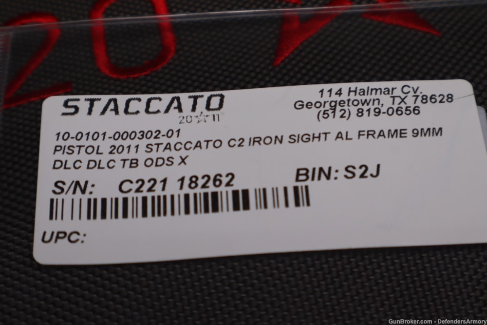Discontinued 2011 STI Staccato C2 9mm 4.6" DLC Threaded Barrel X-Serrations-img-39