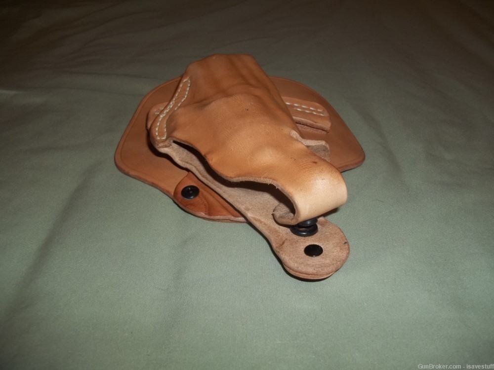 Smith Wesson 19 64 65 66 686 Desantis L/H Leather Paddle Holster 38 357-img-5