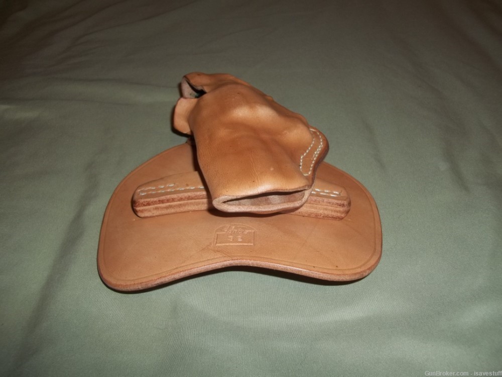 Smith Wesson 19 64 65 66 686 Desantis L/H Leather Paddle Holster 38 357-img-7