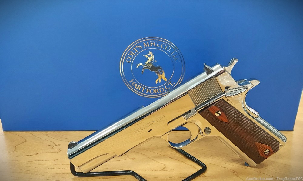 Colt Custom "EL CEN" Government Model Stainless-img-1