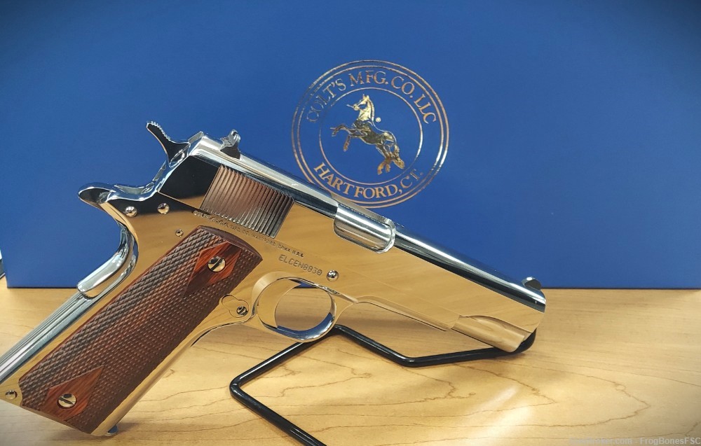 Colt Custom "EL CEN" Government Model Stainless-img-0