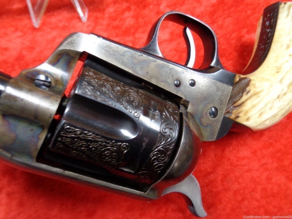 1923 COLT SAA 45 LC 1st Gen Generation Engraved Stag Grips WE TRADE & BUY-img-22