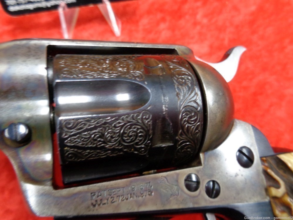 1923 COLT SAA 45 LC 1st Gen Generation Engraved Stag Grips WE TRADE & BUY-img-21