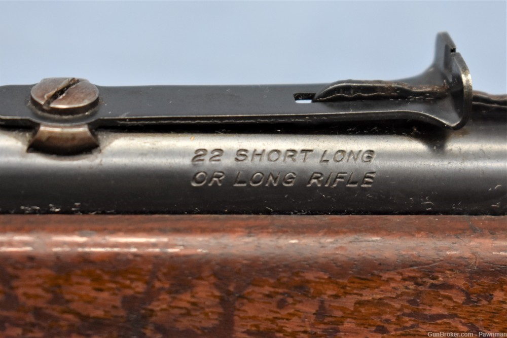 Savage Model 3B single shot bolt action rifle in 22LR  built 1930 to 1947-img-9