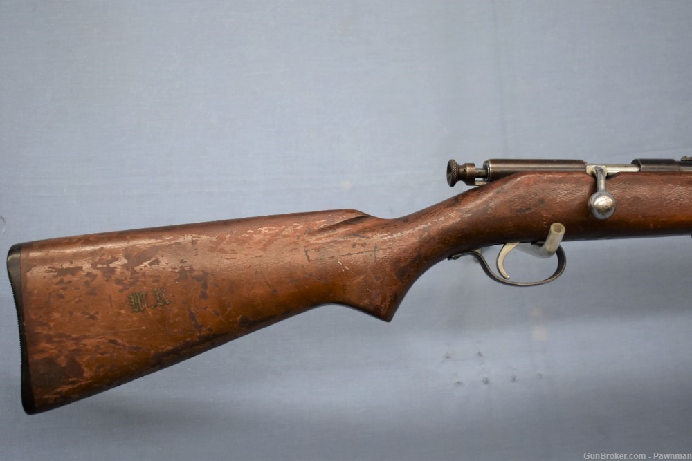 Savage Model 3B single shot bolt action rifle in 22LR  built 1930 to 1947-img-1