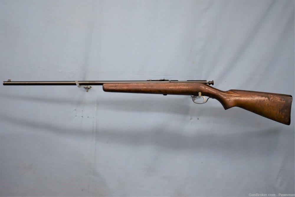Savage Model 3B single shot bolt action rifle in 22LR  built 1930 to 1947-img-4