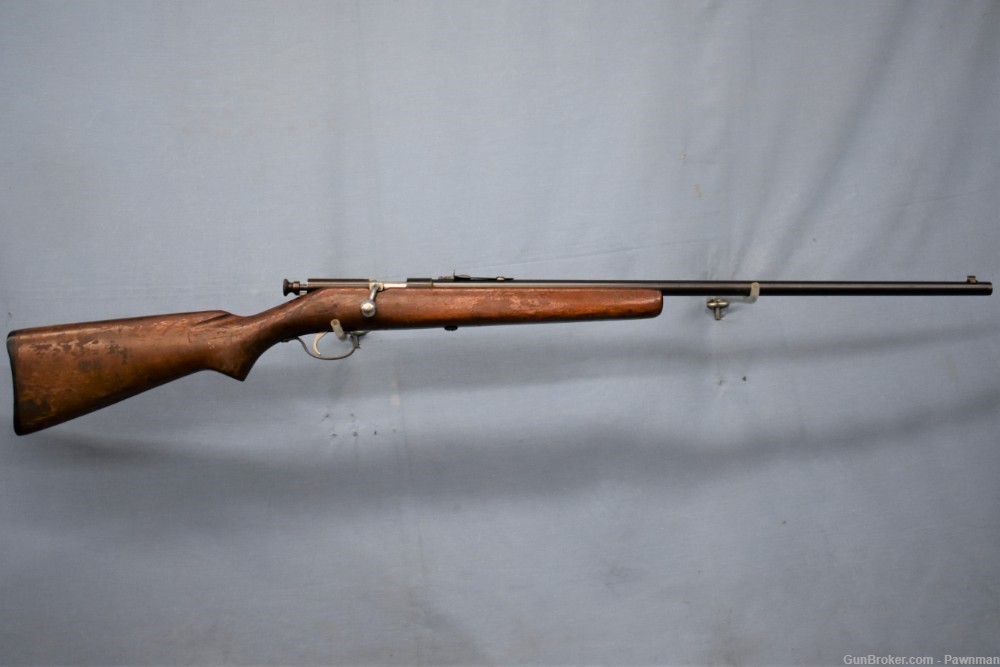 Savage Model 3B single shot bolt action rifle in 22LR  built 1930 to 1947-img-0