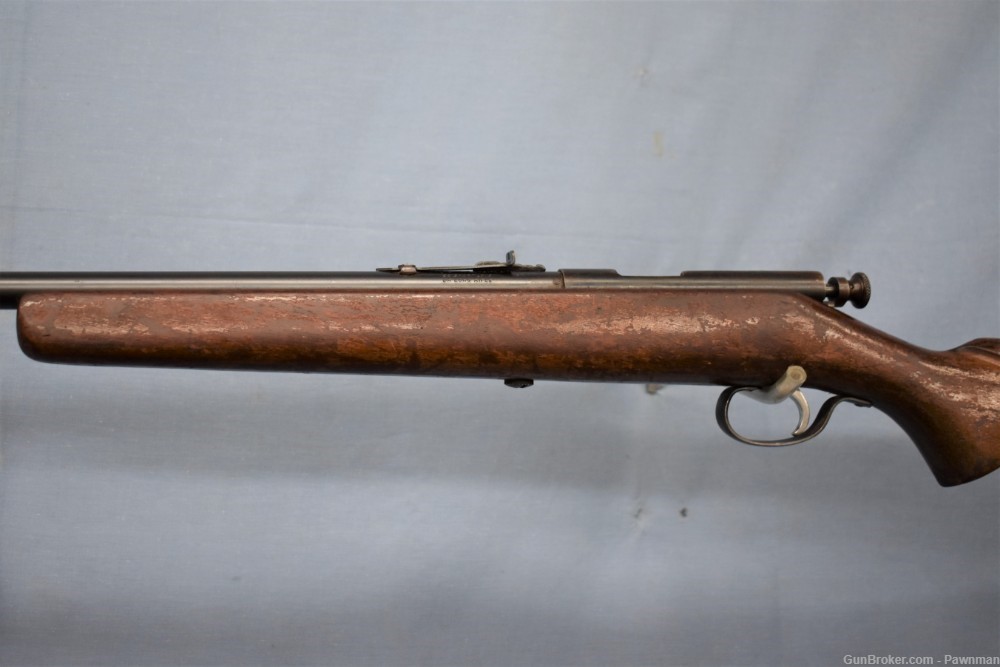 Savage Model 3B single shot bolt action rifle in 22LR  built 1930 to 1947-img-6