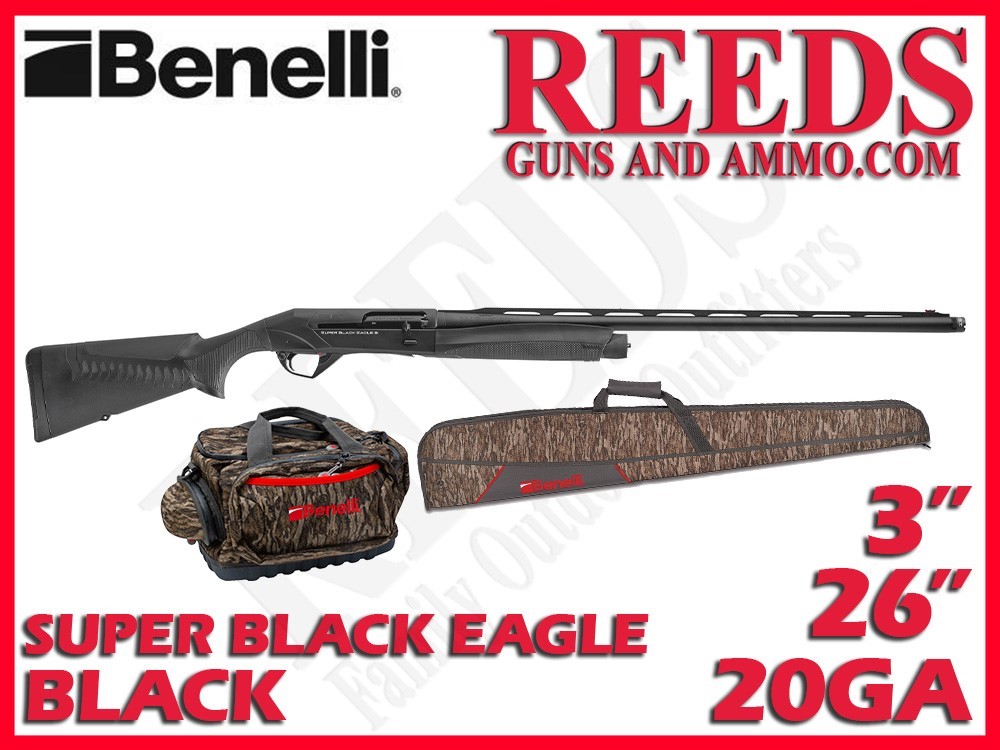 Benelli Super Black Eagle 3 BEST Black 20 Ga 3in 26in 12103-img-0