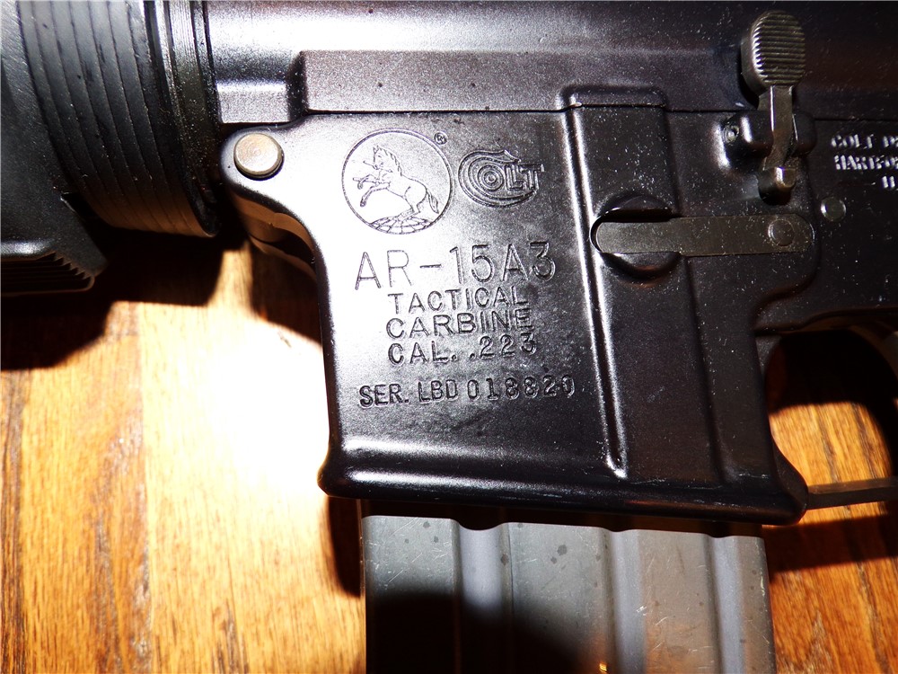Colt AR-15 A3 Tactical Carbine R 6721 - Restricted Govt LE Marked – HB 5.56-img-5