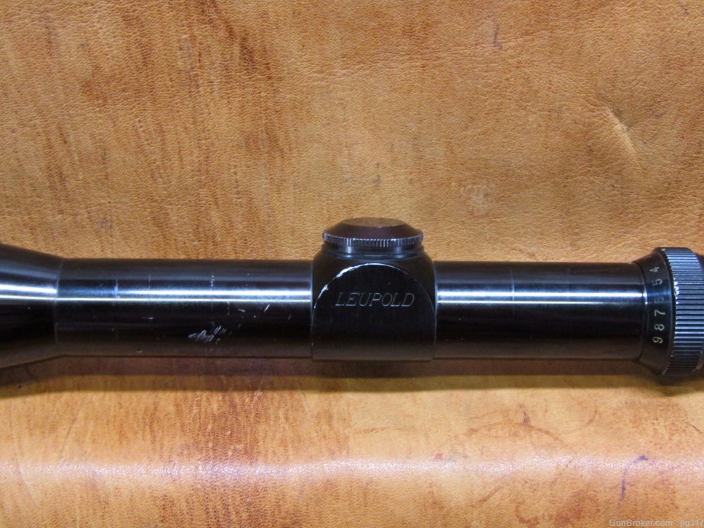 Leupold VX-II 3-9x40 Rifle Scope Glossy Black Made in 1974-img-2
