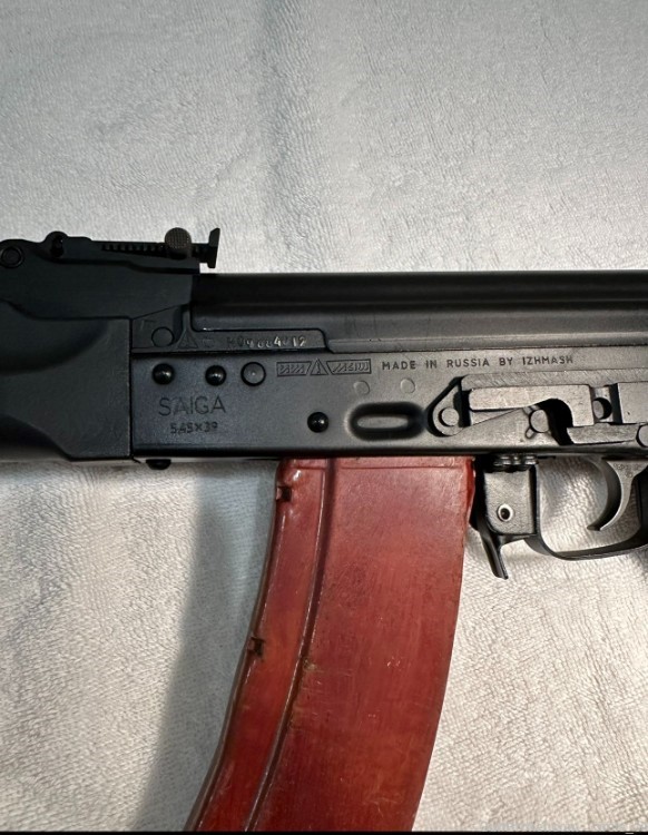 Saiga 5.45x39 AK74 Banned - Rifle Dynamics rear conversion + bakelite-img-1
