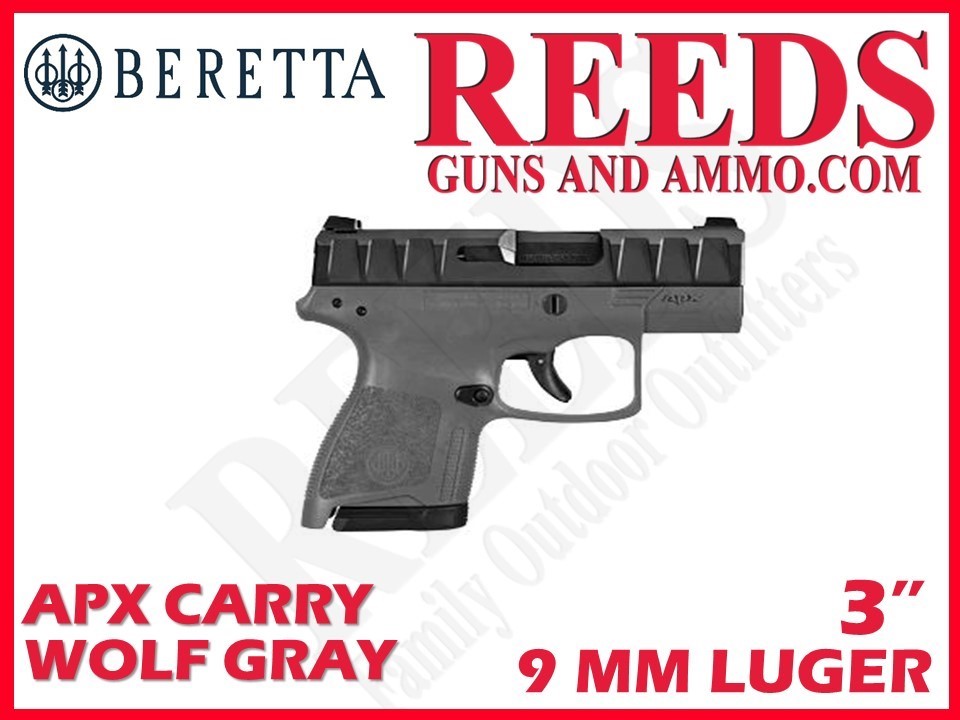 Beretta APX Carry Wolf Gray 9mm 2 Mags 3in JAXN92006-img-0