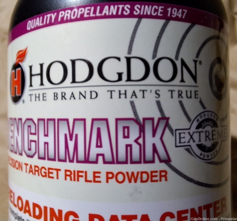 Benchmark POWDER Hodgdon smokeless gun PRECISION reloading 223 308 7mm 556-img-0