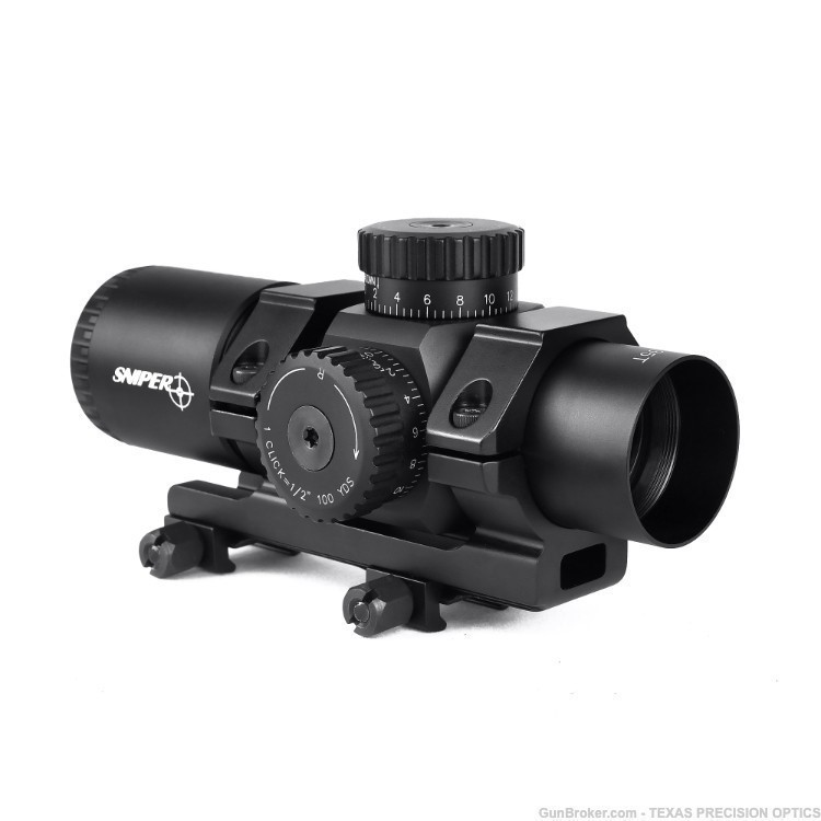 Sniper Compact Red Dot Sight Scope Style 35mm Tube Picatinny Mount w/ cap-img-5