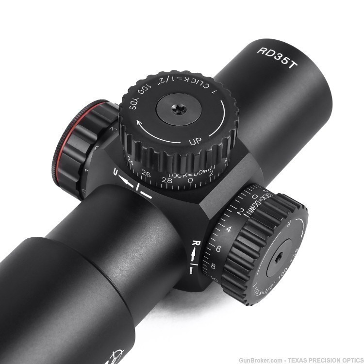 Sniper Compact Red Dot Sight Scope Style 35mm Tube Picatinny Mount w/ cap-img-3