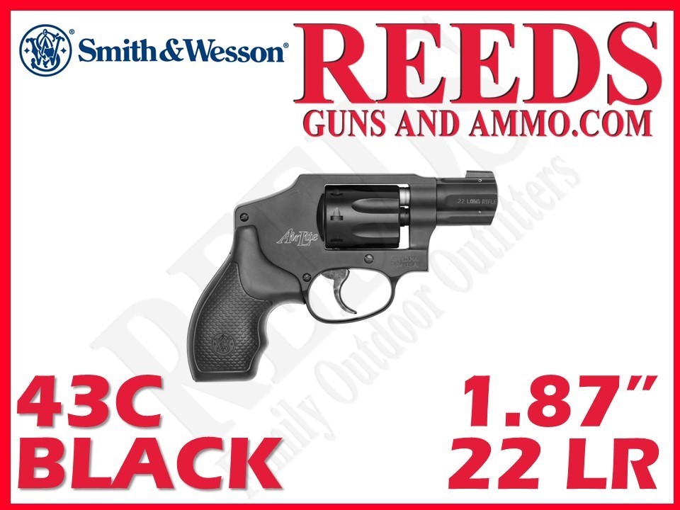 Smith & Wesson 43C Revolver Black 22 LR 1.87in 8 Shot 103043-img-0
