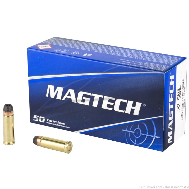 Magtech Ammunition .32 S&W Long 98gr JHP Lot of 250 32SWLC-img-0