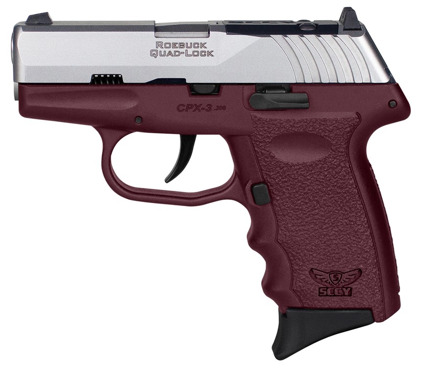 SCCY Industries CPX-3 Red Dot Ready 380 ACP Pistol 2.96 Crimson Red CPX3TTC-img-1