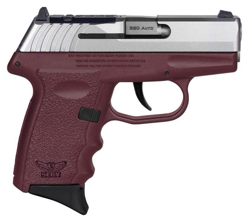 SCCY Industries CPX-3 Red Dot Ready 380 ACP Pistol 2.96 Crimson Red CPX3TTC-img-0
