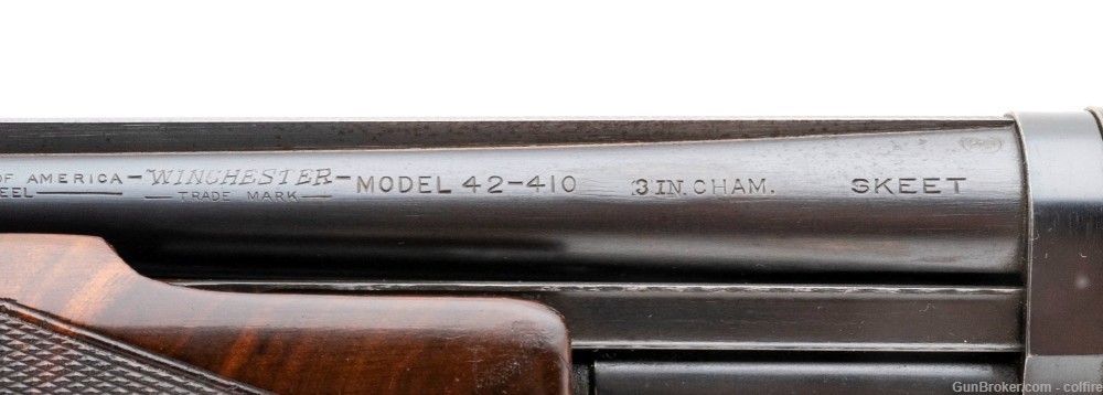 Beautiful Winchester Model 42 Deluxe Skeet (W12292)-img-4
