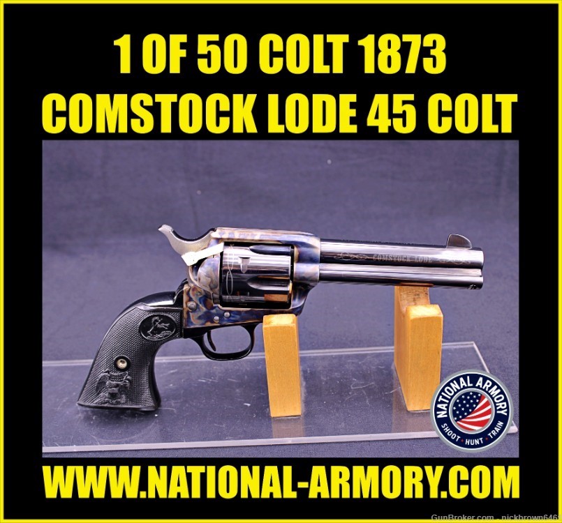 COLT 1873 SAA 45 COLT COMSTOCK LODE TALO P1840CL VERY RARE 1 OF 50 2006 MFG-img-0