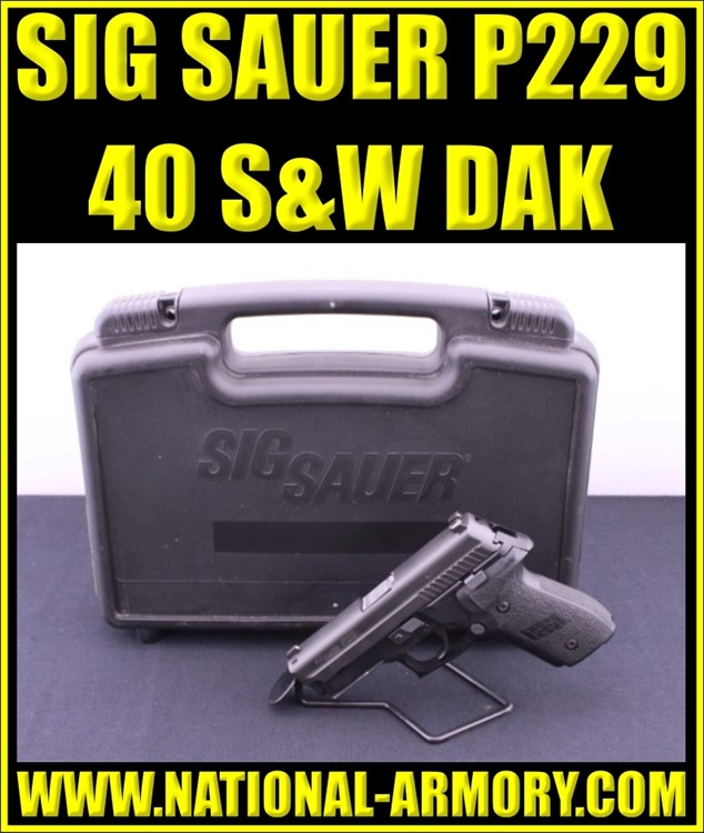 SIG SAUER P229 40S&W E29R-40-BSS-DAK DOUBLE ACTION ONLY 12RD MAGS-img-0