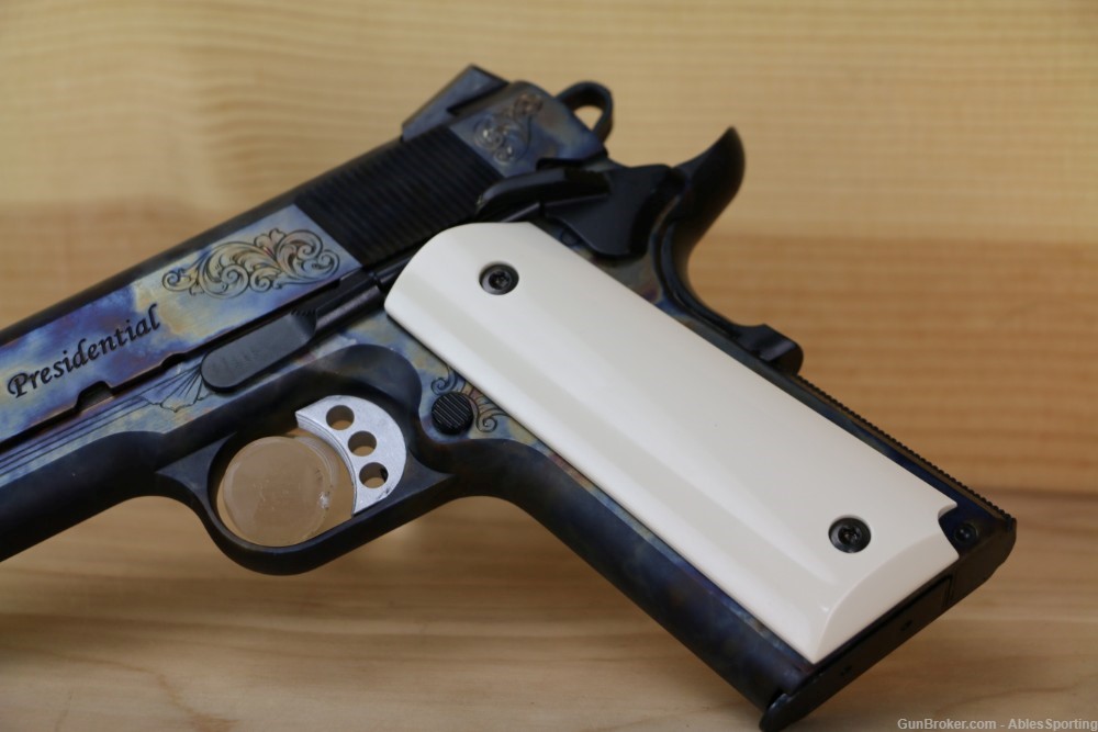 CNC Presidential Springfield 1911 CNCPRES45, 45 ACP, Ivory Grip, 7 Of 200-img-7