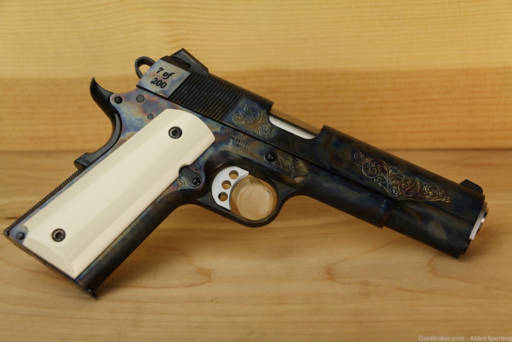 CNC Presidential Springfield 1911 CNCPRES45, 45 ACP, Ivory Grip, 7 Of 200-img-3