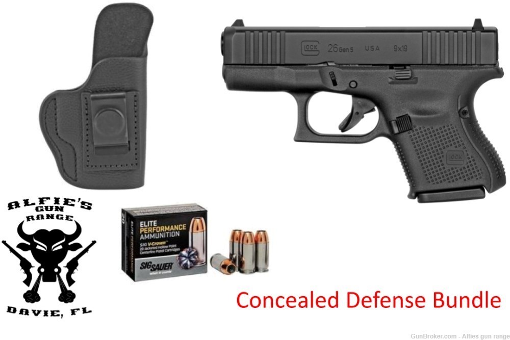 Glock 26 Gen 5 9mm Concealed Defense Package-img-0