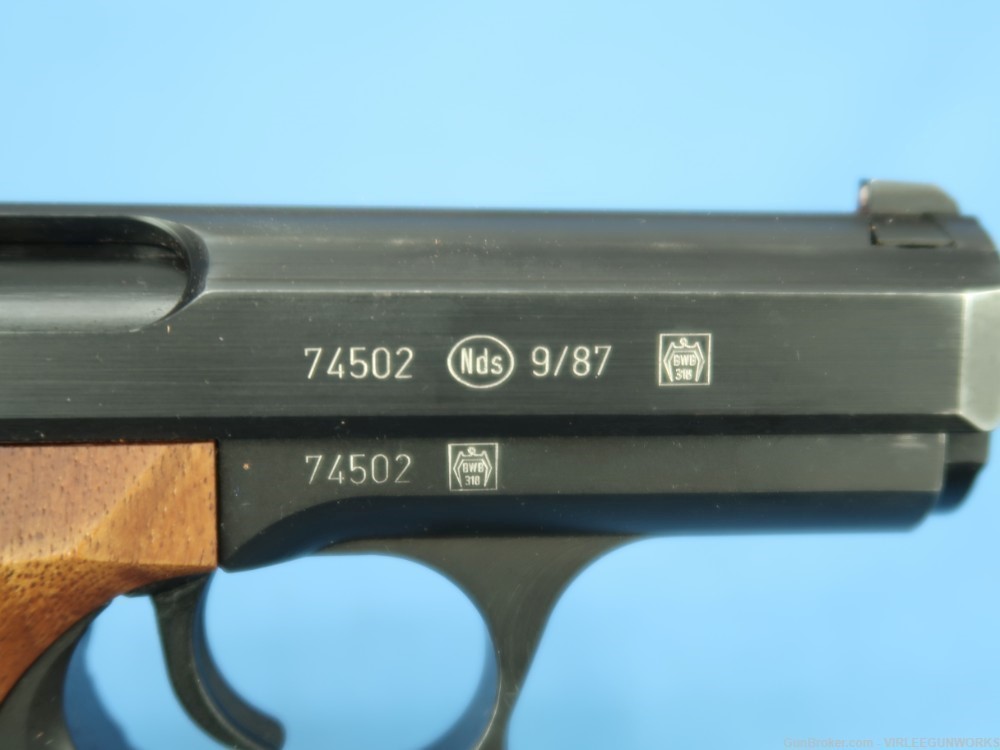 Heckler Koch HK P7 PSP 9mm German Grade A Cased 1987-img-6